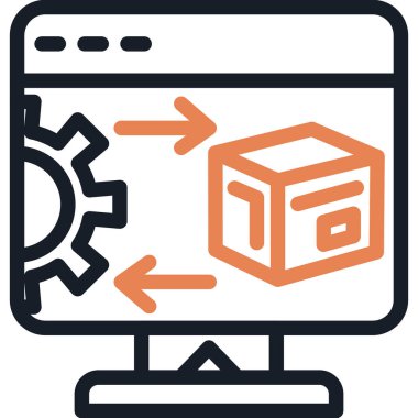Ürün Planlama Çizgisi Simgesi, Basit Tasarımlı Vektör Resimleri