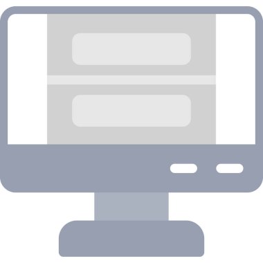 Sanat Projesi Düz Simge, Basit Tasarımlı Vektör Resimleri