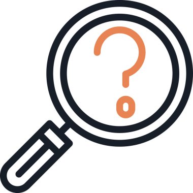 Problem Tanımlama Satırı Simgesi, Basit Tasarımlı Vektör Resimleri