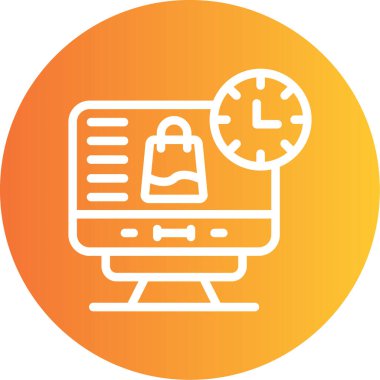 Geribildirim Aracı Satırı Gradyan Çemberi Simgesi, Basit Tasarımlı Vektör Resimleri