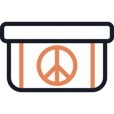 İnsan Hakları Konseyi 'nin Simgesi, Basit Tasarımlı Vektör İllüzyonu