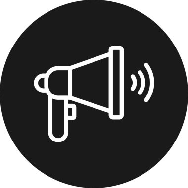 Bilgi Açıklaması Satırı Çemberi BG Simgesi, Basit Tasarımlı Vektör Resimleri