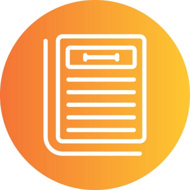 Form Çizgisi Gradyan Çemberi Simgesi, Basit Tasarımlı Vektör Resimleri