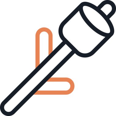 Çubuk Çizgisi Simgesinde Şekerleme, Basit Tasarımlı Vektör Resimleri