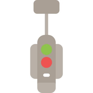 Kahve Dükkanı Süt Fışkırtan Düz Simge, Basit Tasarımlı Vektör İllüstrasyonu