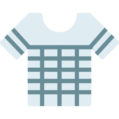 Hapishane Üniforması Düz Simgesi, Basit Tasarımlı Vektör Resimleri