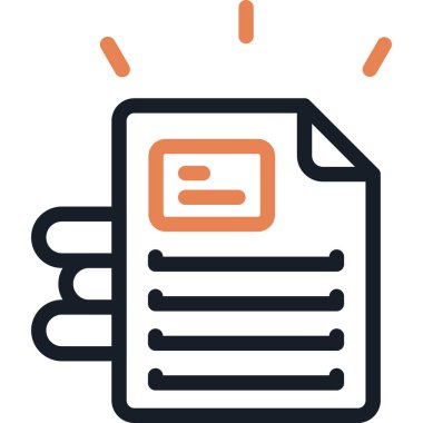 Motivasyon Sözcükleri Satırı Simge Ögesi, Basit Tasarımlı Vektör İllüstrasyonu