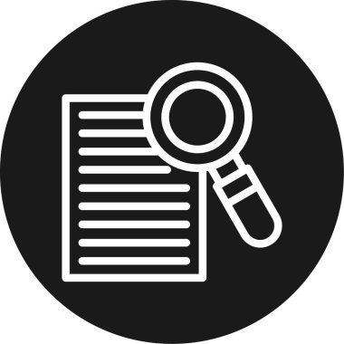 Görev Gözden Geçirme Satırı BG Simgesi, Basit Tasarımlı Vektör Resimleri