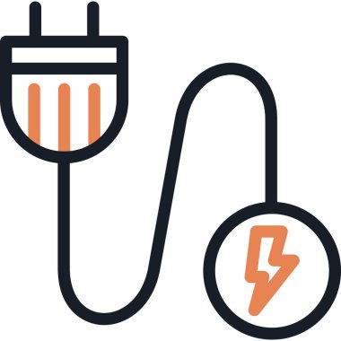 Masa Hattındaki Güç Şekerlemesi Simgesi, Basit Tasarımlı Vektör Resimleri