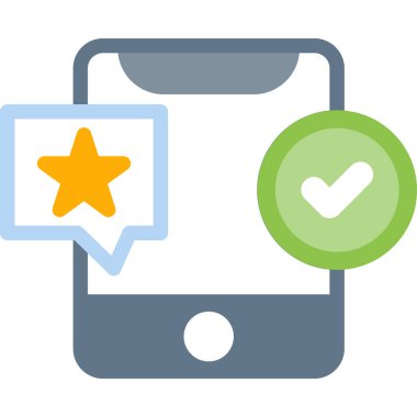 Sosyal Medya Raporu Düz Simge, Basit Tasarımlı Vektör İllüstrasyonu