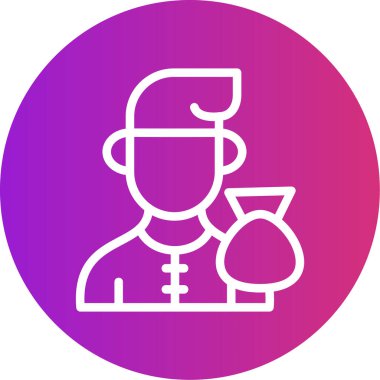 Mülteci Destek Hattı Gradyan Çemberi Simgesi, Basit Tasarımlı Vektör Resimleri