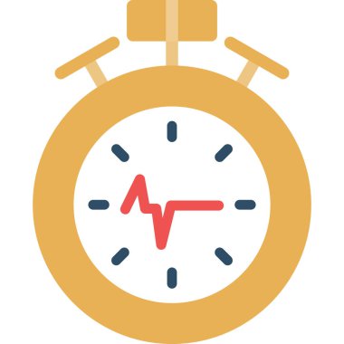 Süre bitimi Düz Simge, Basit Tasarımlı Vektör Resimleri