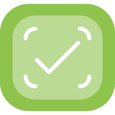 İnsan Hakları Sözleşmesi Düz Simgesi, Basit Tasarımlı Vektör İllüstrasyonu