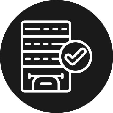 IT Servis Hattı Çemberi BG Simgesi, Basit Tasarımlı Vektör Resimleri