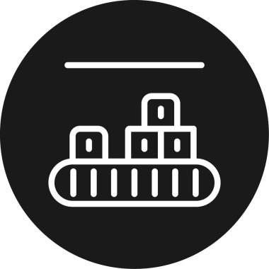 Yapım Simgesi Çemberi BG Simgesi, Basit Tasarımlı Vektör Resimleri