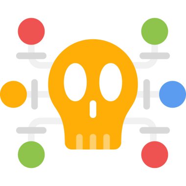 Yasadışı Faaliyetler Düz Simge, Basit Tasarımlı Vektör Resimleri