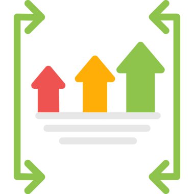 Ürün Geliştirme Düz Simgesi, Basit Tasarımlı Vektör İllüstrasyonu