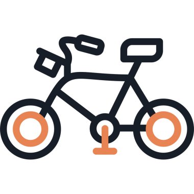 Bitiş Çizgisi Simgesi, Basit Tasarımlı Vektör İllüstrasyonu