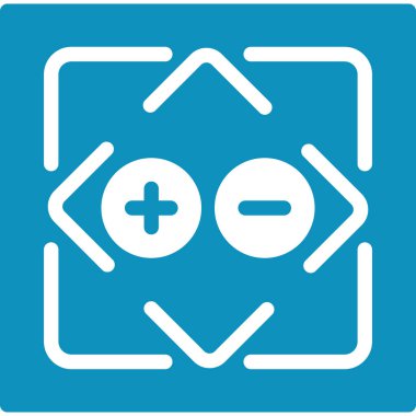 Artı Eksi Düz Simge, Basit Tasarımlı Vektör Resimleri