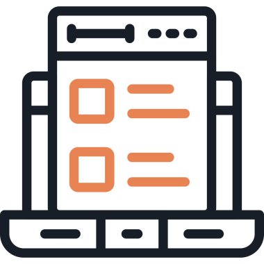 Kullanıcı Görev Analizi Satırı Bitiş Simgesi, Basit Tasarımlı Vektör Resimleri