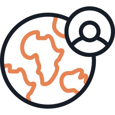 Genel Yapım Çizgisi Simgesi, Basit Tasarımlı Vektör İllüstrasyonu