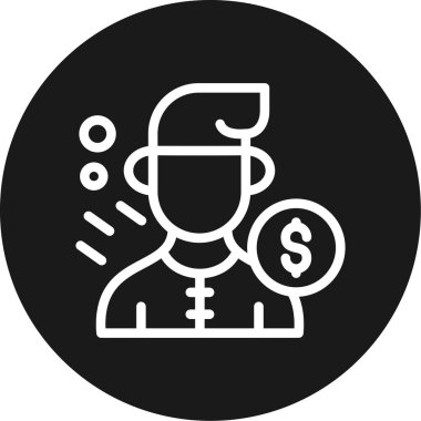 Yardım Fonu Hattı Çemberi BG Simgesi, Basit Tasarımlı Vektör Resimleri