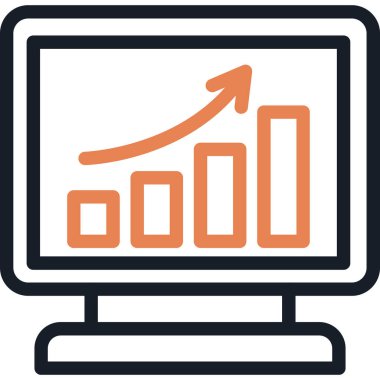 SEO Satır Bitiş Simgesi, Basit Tasarımlı Vektör İllüstrasyonu