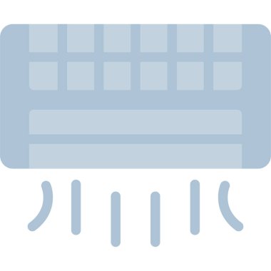 Klima Düz Simgesi, Basit Tasarımlı Vektör Resimleri