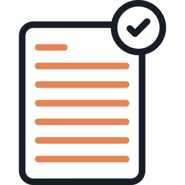 Metin Önizleme Satırı Bitiş Simgesi, Basit Tasarımlı Vektör İllüstrasyonu