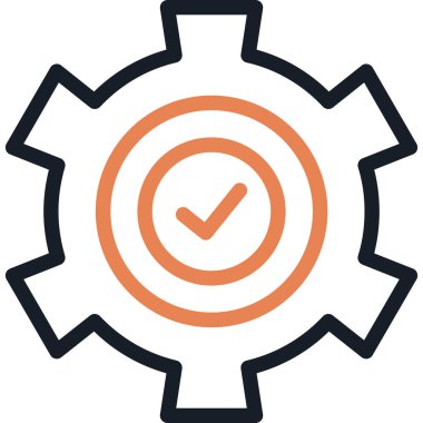 Kurulum Satırı Simgesi, Basit Tasarımlı Vektör İllüstrasyonu