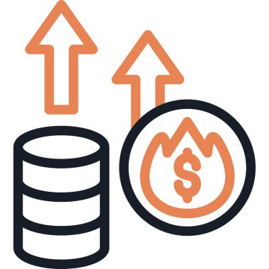 Şişme Döngüsü Simgesi, Basit Tasarımlı Vektör İllüstrasyonu