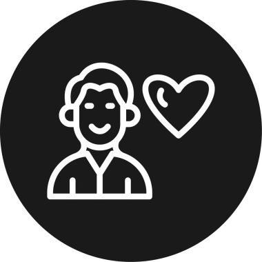 Arkadaşlık Hizmeti Çemberi BG Simgesi, Basit Tasarımlı Vektör Resimleri