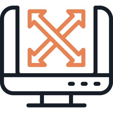 Yazılım Ölçülebilirlik Satırı Basit Tasarımlı Vektör Resimleri