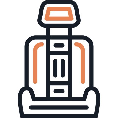 Sürücü Koltuğu Simgesi, Basit Tasarımlı Vektör Resimleri