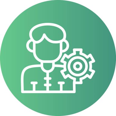 UX Tasarım Süreci Gradyan Çemberi Simgesi, Basit Tasarımlı Vektör Resimleri