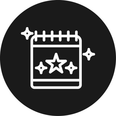 Okul Etkinlikleri Çizgisi BG Simgesi, Basit Tasarımlı Vektör Resimleri