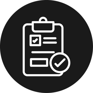 Kaliteli Satır Çemberi BG Simgesi, Basit Tasarımlı Vektör Resimleri