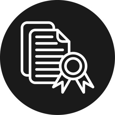 Eğitim Yazılım Satırı Çemberi BG Simgesi, Basit Tasarımlı Vektör Resimleri