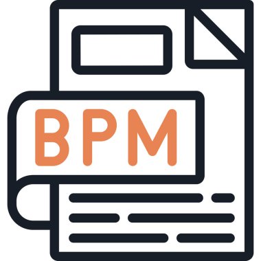 BMP Satır Simgesi, Basit Tasarımlı Vektör Resimleri