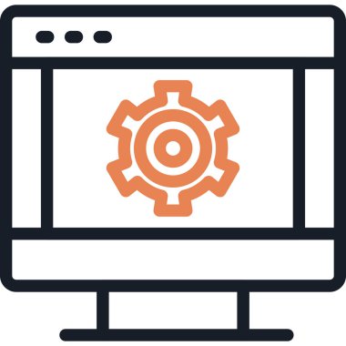 Yazılım Geliştirme Satırı Basit Tasarımlı Vektör İllüzyonu