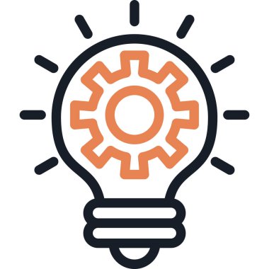 Sorun Çözme Satırı Simgesi, Basit Tasarımlı Vektör Resimleri