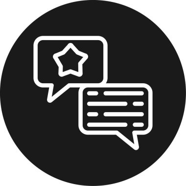 Simge Satırı Çemberi BG Simgesi, Basit Tasarımlı Vektör Resmini Gözden Geçir