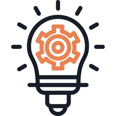 Pazarlama İnovasyon Çizgisi Simge, Basit Tasarımlı Vektör Resimleri