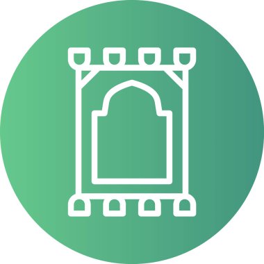 Dua Satırı Gradyan Çemberi Simgesi, Basit Tasarımlı Vektör Resimleri