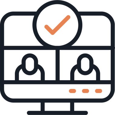 Sanal Takım Satırı Simgesi, Basit Tasarımlı Vektör Resimleri