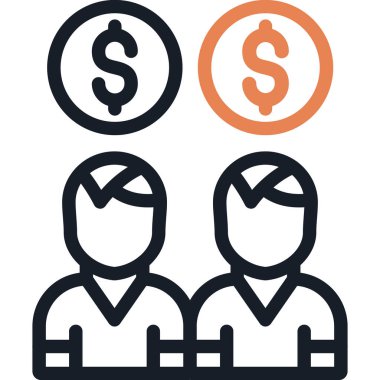 Hissedar Analiz Satırı Basit Tasarımlı Vektör ResmiComment