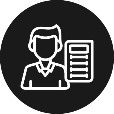 Atölye Satırı Çemberi BG Simgesi, Basit Tasarımlı Vektör Resimleri