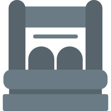 VR Arayüz Düz Simgesi, Basit Tasarımlı Vektör Resimleri