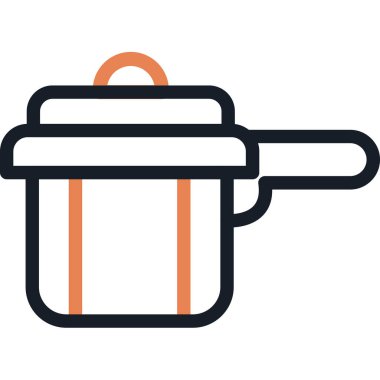 Baskı Pişirme Çizgisi Simgesi, Basit Tasarımlı Vektör Resimleri