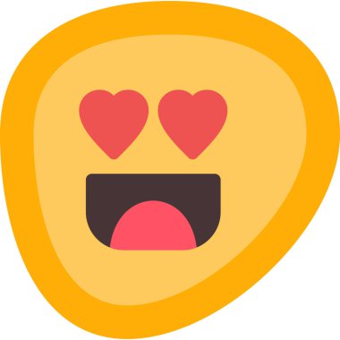 Kalp Gözü Düz Simge, Basit Tasarımlı Vektör Resimleri